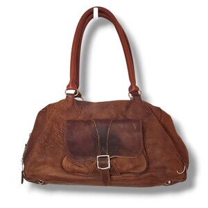 Balenciaga Leather Hand Bag Brown *DAMAGED*